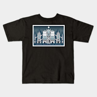 Gothic Buildings of Prayer Kids T-Shirt